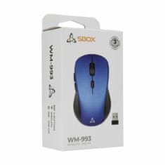 S-box Bežični USB miš WM-993 plave boje