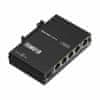 mrežni prekidač switch 100M s 5 portova, 1x PoE, DIN mini metalno kućište, TSW010