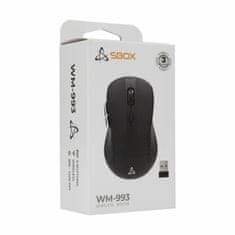 S-box bežični miš USB WM-993 crni