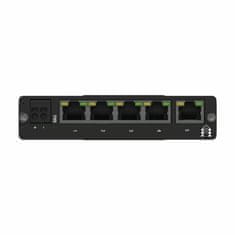 Teltonika mrežni prekidač switch 100M s 5 portova, 1x PoE, DIN mini metalno kućište, TSW010