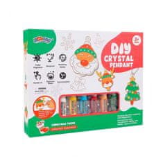 Netscroll Kreativni set za djecu, s motivima dinosaura, DIY igračke, izrada obojanih obeskova s dijamantima, 6 dizajna, potiče maštu i motoriku, ArtCraft, mladići i djevojke