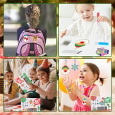 Netscroll Kreativni set za djecu, s motivima dinosaura, DIY igračke, izrada obojanih obeskova s dijamantima, 6 dizajna, potiče maštu i motoriku, ArtCraft, mladići i djevojke