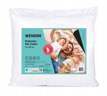 Wendre Antialergijski jastuk bijeli 70x80 cm veliki