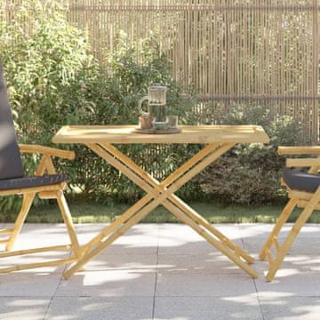 Vidaxl Sklopivi vrtni stol 110x55x75 cm bambus