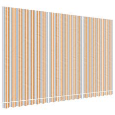 Vidaxl Zamjenska tkanina za tendu, višebojne pruge, 5x3 m