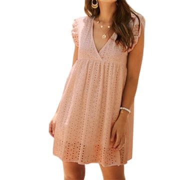 VIVVA® Ljetna haljina, široki kroj, V-izrez, nabrani rukavi | BELLACHIC