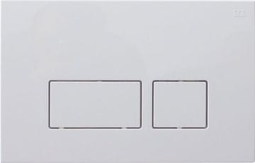 AQUALINE AQUALINE DUAL kvadratna tipka za cisterne 52TD0104E i 52AL0104E, bijela