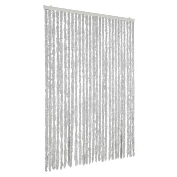 Vidaxl Zastor protiv muha sivi 118 x 220 cm od šenila