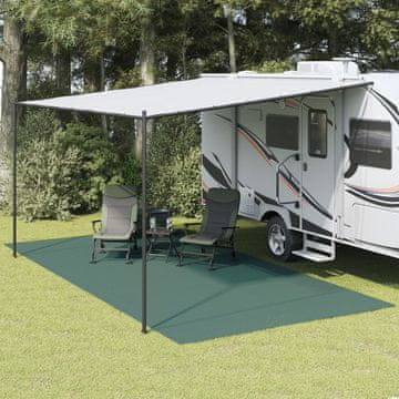 Vidaxl Kamperska prostirka za pod zelena 6x3 m