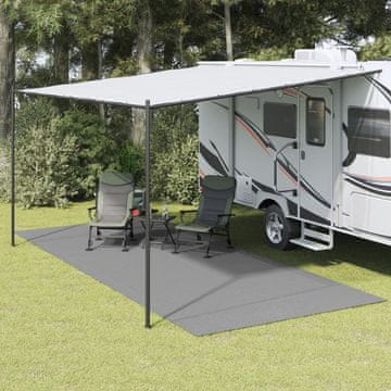 Vidaxl Kamperska prostirka za pod antracit 6x2,5 m