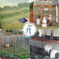 Vixson Kliješta za žičane ograde sa 600 sponki tipa M | CRIMPERO