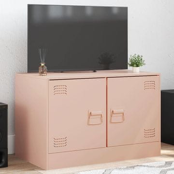 Vidaxl TV stalak roze 67x39x44 cm čelik