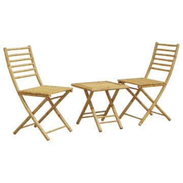 Vidaxl 3-dijelni bistro set od bambusa