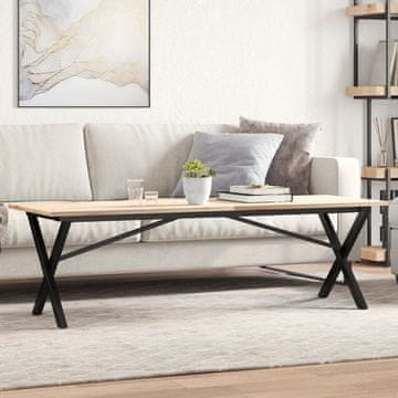 Vidaxl Noge za X-oblikovani stolić za kavu 140x30x43 cm