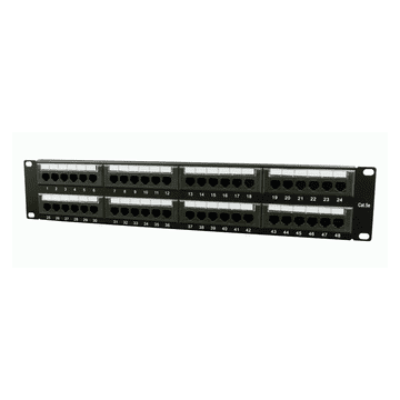 CABLEXPERT Patch panel CAT5E 48-portni, 2U