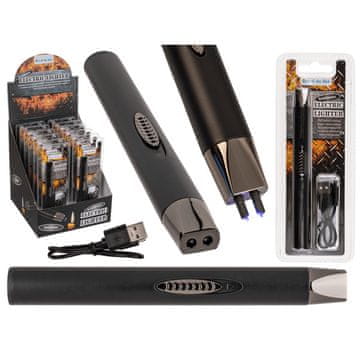 Silver Tools Punjivi plazma USB električni upaljač 16 cm