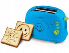 Esperanza 750W zabavni toster kurha SMILEY plavi