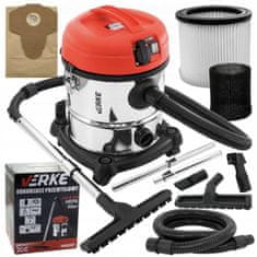 Verke HEPA 20L industrijski građevinski usisavač 1200W mokro suho + utičnica 1000W