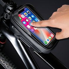 Tech-protect V2 torbica za bicikl 1L, crno