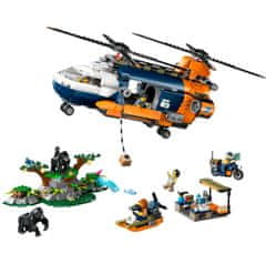 LEGO City helikopter za istraživanje džungle u baznom kampu (60437)