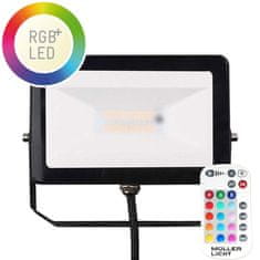 Muller-Licht Vanjski IP65 LED RGBW reflektor + daljinski upravljač 10W