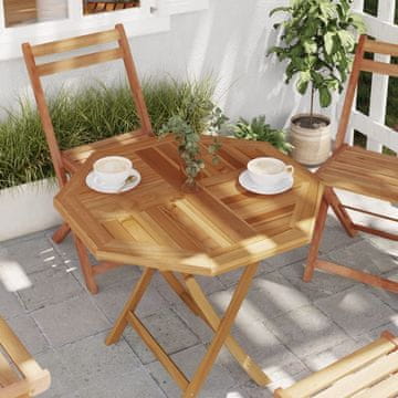 Vidaxl Ploča stola 70x70x2,5 cm Osmerokutna Masivna Tikovina