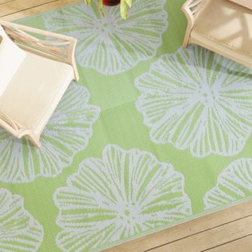 Vidaxl Vrtni tepih Zeleni 190x290 cm PP