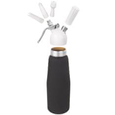 Orion Aluminij. aparat za kremu za N2O patrone 680ml crni