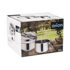 Orion Turistički 3 djelomični spremnik za ručak od nehrđajućeg čelika za hranu i kuhanje 1500 ml