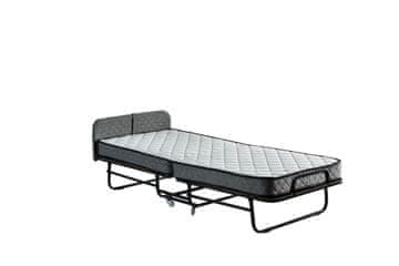 Woody Fashion Krevet na sklapanje, Bijela boja Sivo, Otel Katlanır