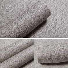 HOME & MARKER® Samoljepljive vinilne tapete, vodootporne i perive, za dekoraciju zidova bez alata (35×500 cm) | WALLPOSH, siva