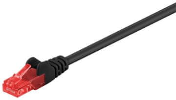 MicroConnect U/UTP CAT6 30M Crni PVC