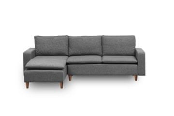 Atelier Del Sofa Kutna garnitura, Tamno siva, Lungo