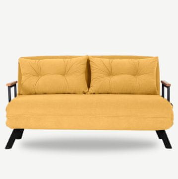 Atelier Del Sofa Dvosjed na razvlačenje, Senf, Sando 2-Seater - Mustard