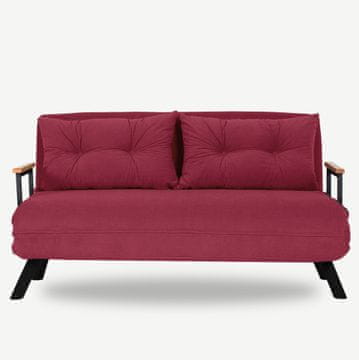 Atelier Del Sofa Dvosjed na razvlačenje, Kesten, Sando 2-Seater - Maroon