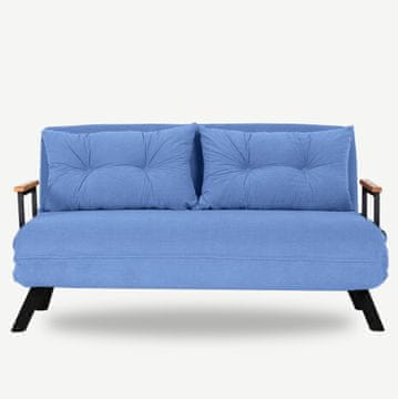 Atelier Del Sofa Dvosjed na razvlačenje, Plava, Sando 2-Seater - Blue