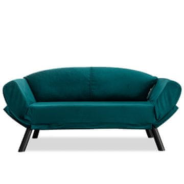 Atelier Del Sofa Dvosjed na razvlačenje, Petrol Plava, Genzo - Petrol Blue
