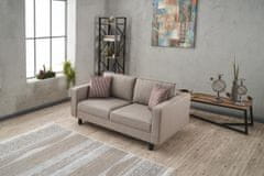 Atelier Del Sofa Dvosjed, Krem, Kale Linen - Cream