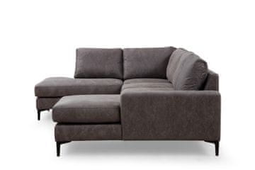 Atelier Del Sofa Kutna garnitura, Antracit, Porto Corner (EOT-C-02-CHL) - Anthracite
