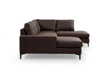 Atelier Del Sofa Kutna garnitura, Smeđa, Porto Corner (CHL-02-C-EOT) - Brown