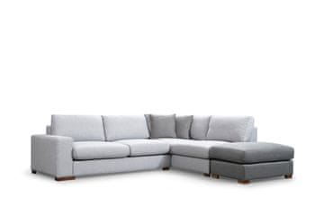 Atelier Del Sofa Kutna garnitura, Sivo Svijetlo siva, Loop 2