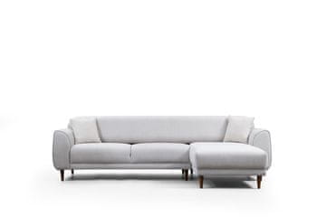 Atelier Del Sofa Kutna garnitura na razvlačenje, Bež, Image Corner Right ( L3-Chl ) - Beige