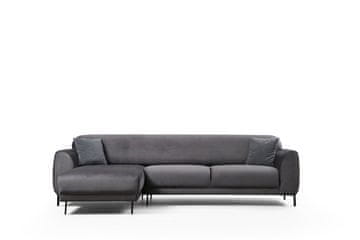 Atelier Del Sofa Kutna garnitura na razvlačenje, Antracit, Image Corner Left ( Chl-3R ) - Anthracite