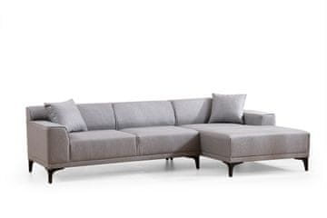 Atelier Del Sofa Kutna garnitura, Svijetlo siva, Petra R Corner - Light Grey