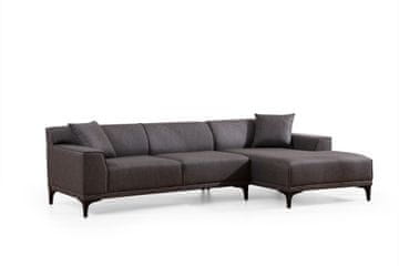 Atelier Del Sofa Kutna garnitura, Antracit, Petra R Corner - Anthracite
