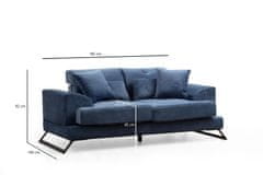 Atelier Del Sofa Dvosjed, Mornarsko plava, Frido - Navy Blue
