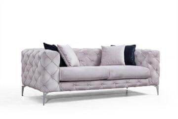 Atelier Del Sofa Dvosjed COMO svijetlosivi, Como - Light Grey