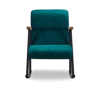 Atelier Del Sofa Naslonjač za ljuljanje YOKE plava, Yoka - Petrol Blue