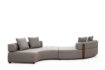 Atelier Del Sofa Kutna garnitura GONDOL-5, siva, Gondol-5 (CHL-SAĞ-CHL-SAĞ) - Grey