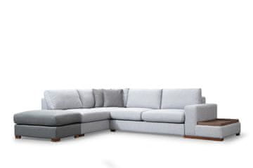 Atelier Del Sofa Kutna garnitura LOOP 3, siva - svjetlo siva, Loop 3